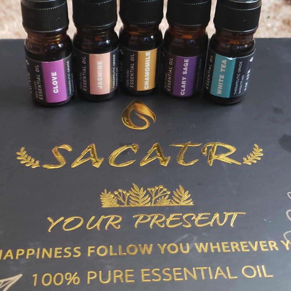 100% pure essential oil 5ml bottles